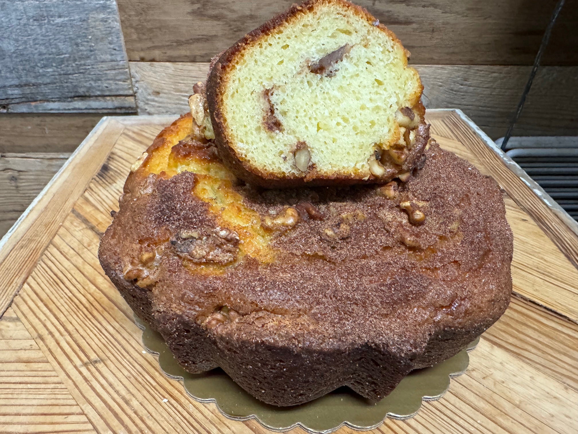 Cinnamon Walnut Coffee Cake