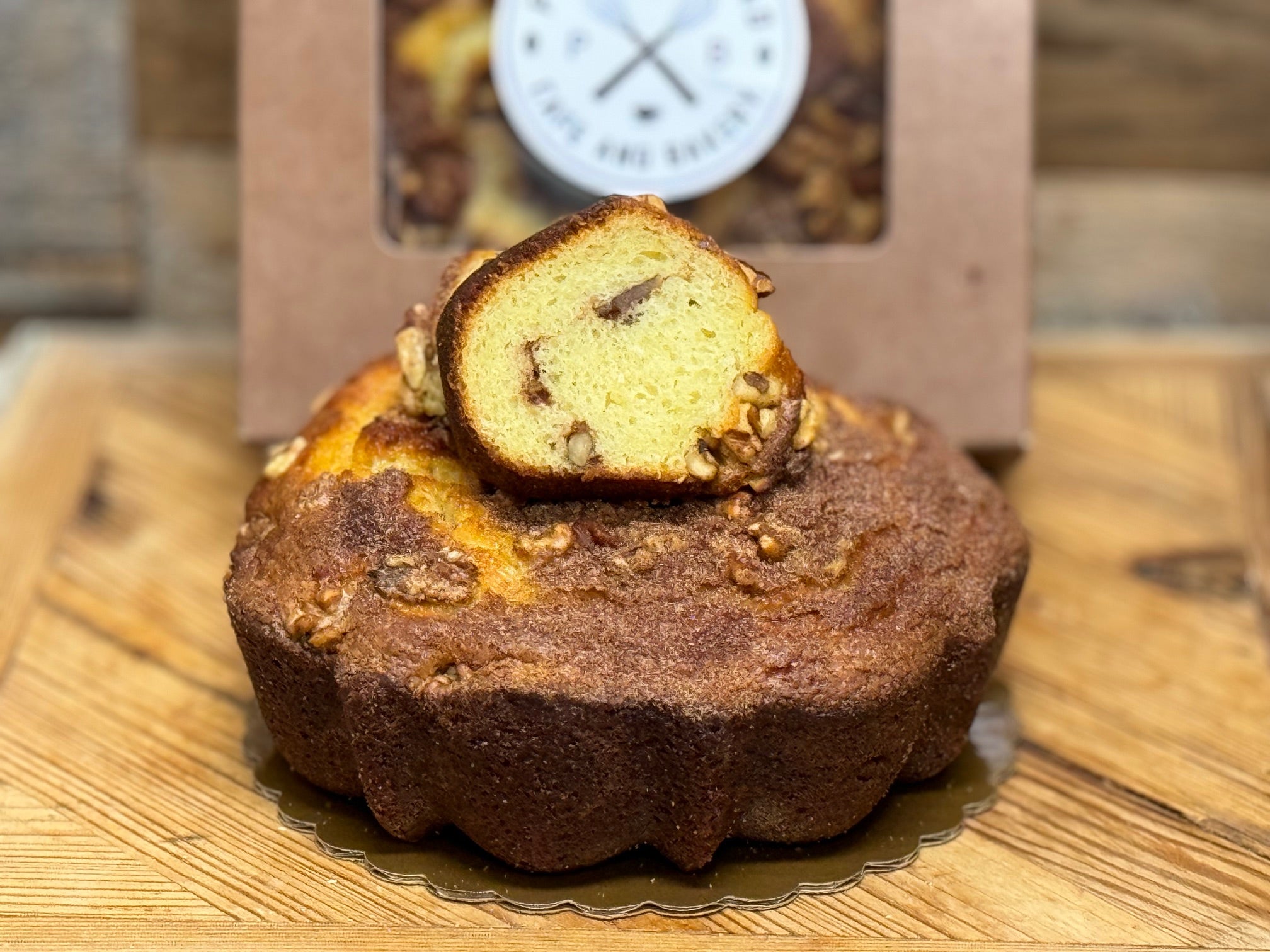 Cinnamon Walnut Coffee Cake