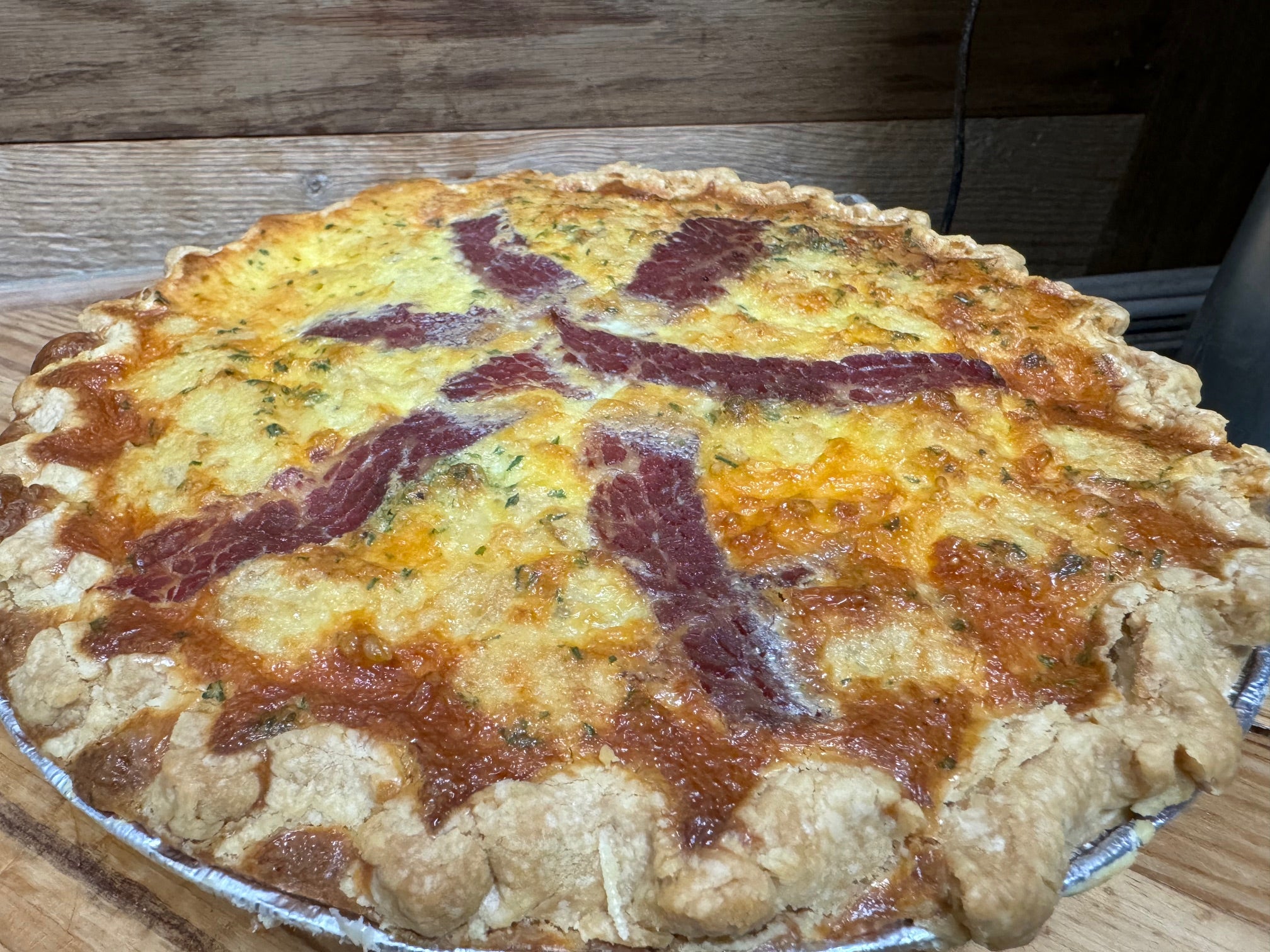 Corned Beef Quiche