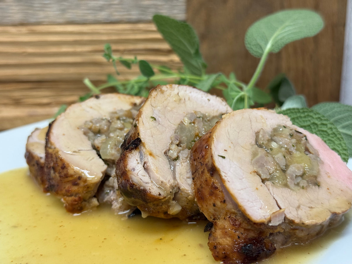 PB EATS - APPLE SAUSAGE PORCHETTA