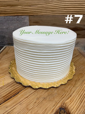 Cake Style #7 - Combed